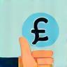 Hand with pound symbol